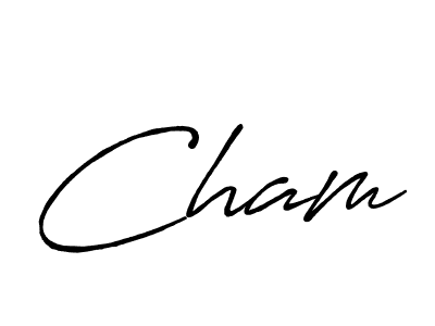 Best and Professional Signature Style for Cham. Antro_Vectra_Bolder Best Signature Style Collection. Cham signature style 7 images and pictures png