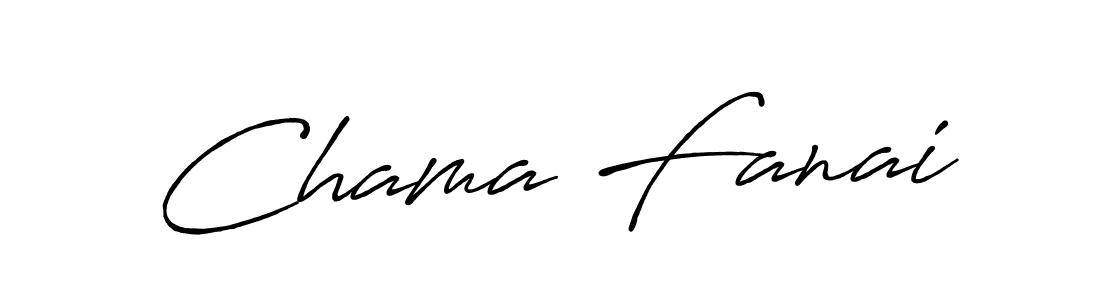 Chama Fanai stylish signature style. Best Handwritten Sign (Antro_Vectra_Bolder) for my name. Handwritten Signature Collection Ideas for my name Chama Fanai. Chama Fanai signature style 7 images and pictures png