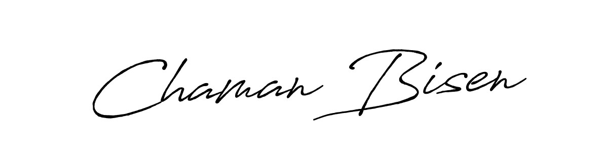 It looks lik you need a new signature style for name Chaman Bisen. Design unique handwritten (Antro_Vectra_Bolder) signature with our free signature maker in just a few clicks. Chaman Bisen signature style 7 images and pictures png