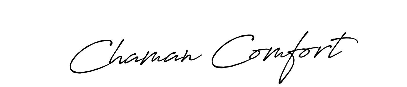 if you are searching for the best signature style for your name Chaman Comfort. so please give up your signature search. here we have designed multiple signature styles  using Antro_Vectra_Bolder. Chaman Comfort signature style 7 images and pictures png