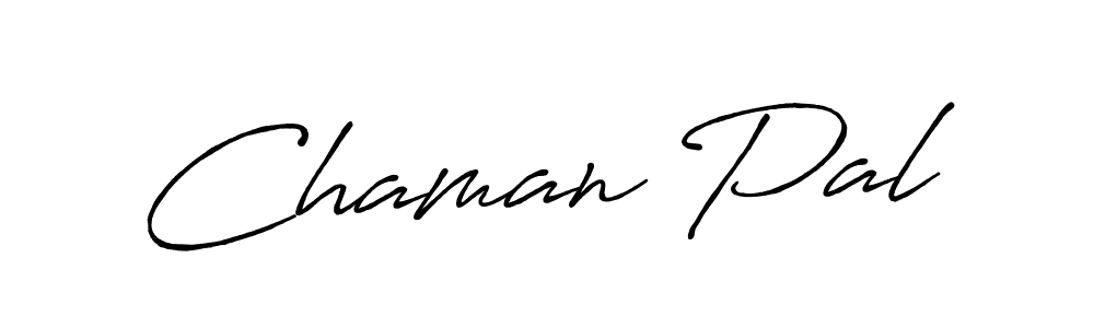 Use a signature maker to create a handwritten signature online. With this signature software, you can design (Antro_Vectra_Bolder) your own signature for name Chaman Pal. Chaman Pal signature style 7 images and pictures png