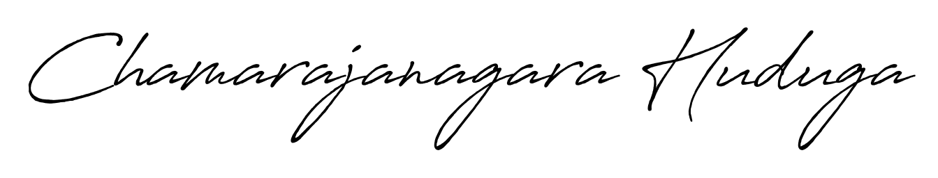 A classic penmanship look for Chamarajanagara Huduga. The Antro_Vectra_Bolder font brings timeless elegance and confidence to every signed document. Chamarajanagara Huduga signature style 7 images and pictures png