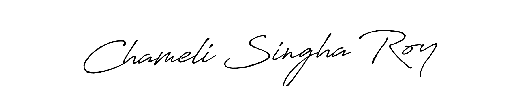 if you are searching for the best signature style for your name Chameli Singha Roy. so please give up your signature search. here we have designed multiple signature styles  using Antro_Vectra_Bolder. Chameli Singha Roy signature style 7 images and pictures png