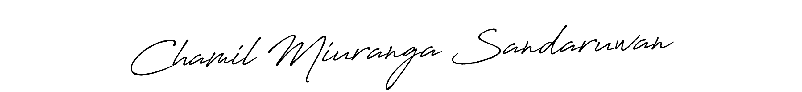 How to Draw Chamil Miuranga Sandaruwan signature style? Antro_Vectra_Bolder is a latest design signature styles for name Chamil Miuranga Sandaruwan. Chamil Miuranga Sandaruwan signature style 7 images and pictures png