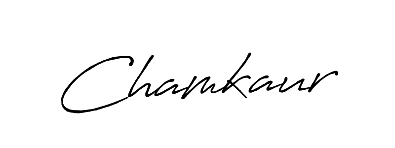 It looks lik you need a new signature style for name Chamkaur. Design unique handwritten (Antro_Vectra_Bolder) signature with our free signature maker in just a few clicks. Chamkaur signature style 7 images and pictures png