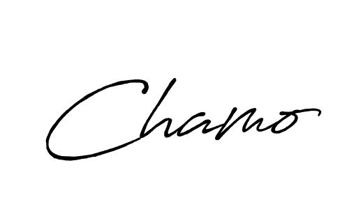 It looks lik you need a new signature style for name Chamo. Design unique handwritten (Antro_Vectra_Bolder) signature with our free signature maker in just a few clicks. Chamo signature style 7 images and pictures png