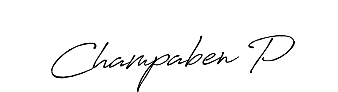 Once you've used our free online signature maker to create your best signature Antro_Vectra_Bolder style, it's time to enjoy all of the benefits that Champaben P name signing documents. Champaben P signature style 7 images and pictures png