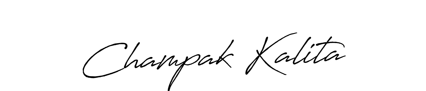 How to Draw Champak Kalita signature style? Antro_Vectra_Bolder is a latest design signature styles for name Champak Kalita. Champak Kalita signature style 7 images and pictures png