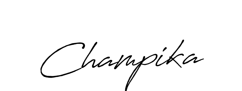 Here are the top 10 professional signature styles for the name Champika. These are the best autograph styles you can use for your name. Champika signature style 7 images and pictures png