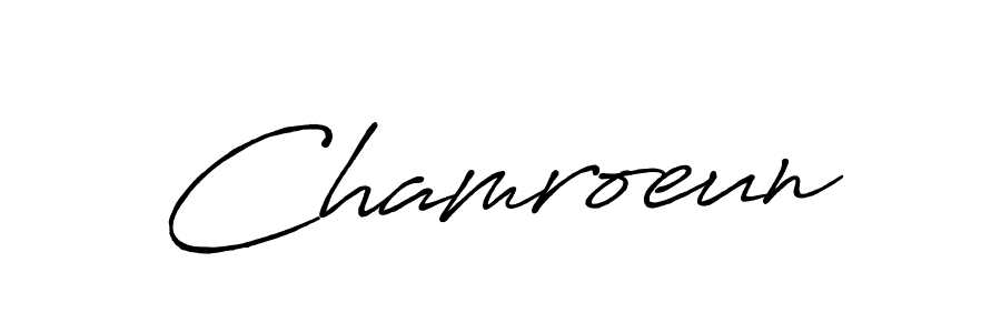 Make a beautiful signature design for name Chamroeun. Use this online signature maker to create a handwritten signature for free. Chamroeun signature style 7 images and pictures png