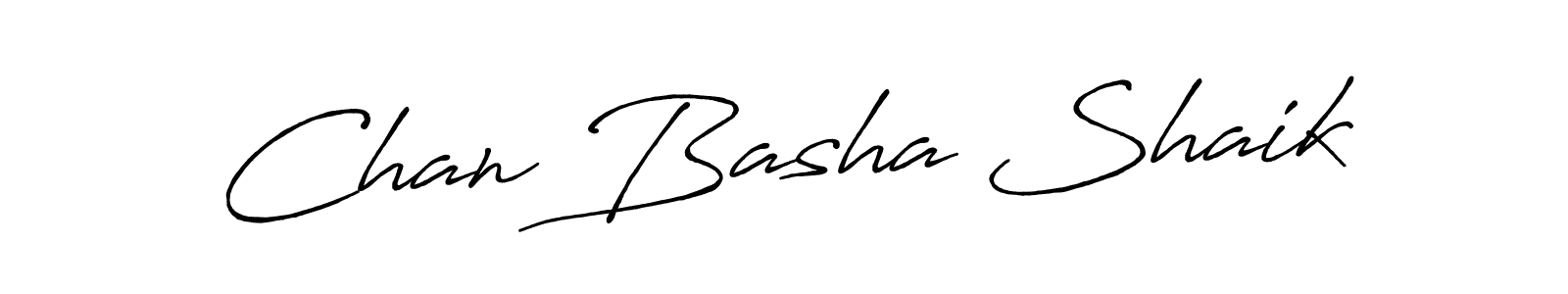 Use a signature maker to create a handwritten signature online. With this signature software, you can design (Antro_Vectra_Bolder) your own signature for name Chan Basha Shaik. Chan Basha Shaik signature style 7 images and pictures png