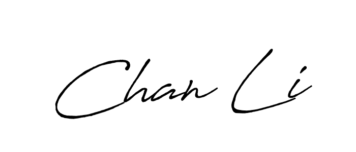 Create a beautiful signature design for name Chan Li. With this signature (Antro_Vectra_Bolder) fonts, you can make a handwritten signature for free. Chan Li signature style 7 images and pictures png
