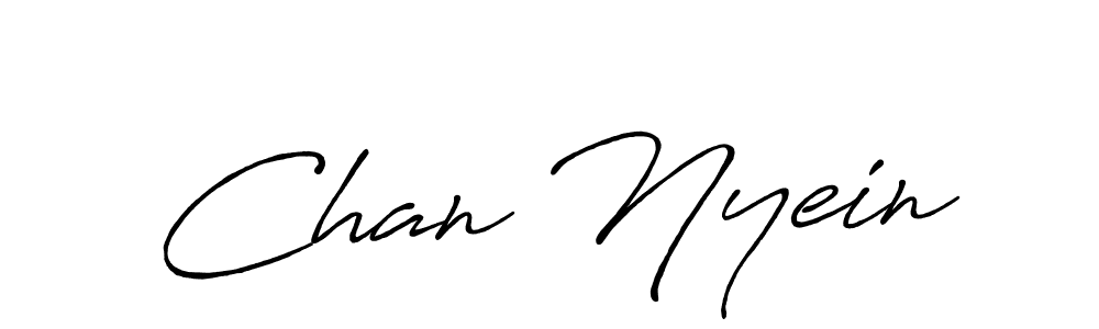 How to make Chan Nyein signature? Antro_Vectra_Bolder is a professional autograph style. Create handwritten signature for Chan Nyein name. Chan Nyein signature style 7 images and pictures png