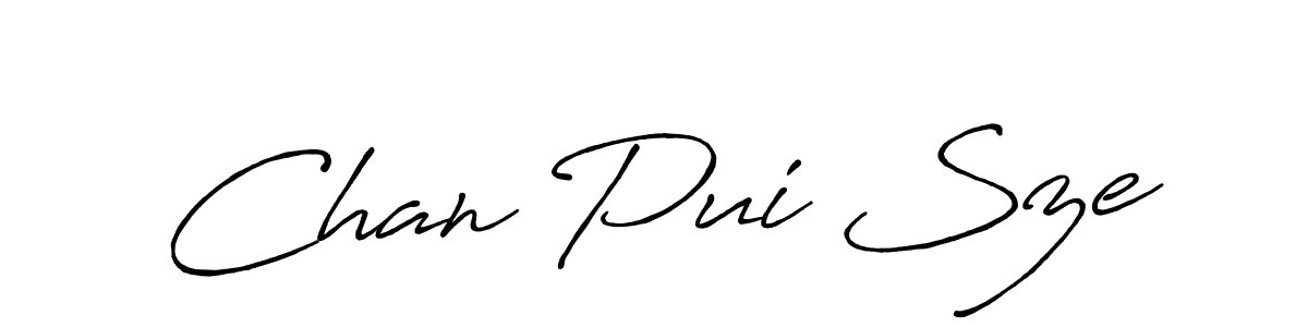 It looks lik you need a new signature style for name Chan Pui Sze. Design unique handwritten (Antro_Vectra_Bolder) signature with our free signature maker in just a few clicks. Chan Pui Sze signature style 7 images and pictures png