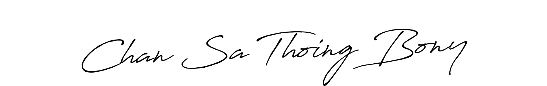 Also You can easily find your signature by using the search form. We will create Chan Sa Thoing Bony name handwritten signature images for you free of cost using Antro_Vectra_Bolder sign style. Chan Sa Thoing Bony signature style 7 images and pictures png