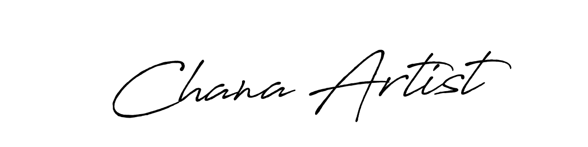 Make a beautiful signature design for name Chana Artist. Use this online signature maker to create a handwritten signature for free. Chana Artist signature style 7 images and pictures png