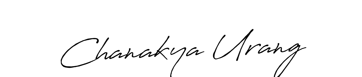 Design your own signature with our free online signature maker. With this signature software, you can create a handwritten (Antro_Vectra_Bolder) signature for name Chanakya Urang. Chanakya Urang signature style 7 images and pictures png