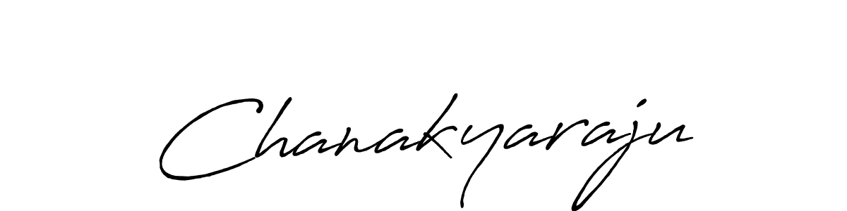 How to make Chanakyaraju signature? Antro_Vectra_Bolder is a professional autograph style. Create handwritten signature for Chanakyaraju name. Chanakyaraju signature style 7 images and pictures png