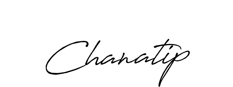 Make a beautiful signature design for name Chanatip. With this signature (Antro_Vectra_Bolder) style, you can create a handwritten signature for free. Chanatip signature style 7 images and pictures png