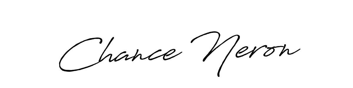 Also we have Chance Neron name is the best signature style. Create professional handwritten signature collection using Antro_Vectra_Bolder autograph style. Chance Neron signature style 7 images and pictures png
