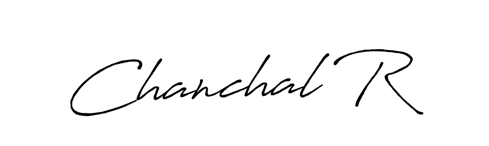 You should practise on your own different ways (Antro_Vectra_Bolder) to write your name (Chanchal R) in signature. don't let someone else do it for you. Chanchal R signature style 7 images and pictures png