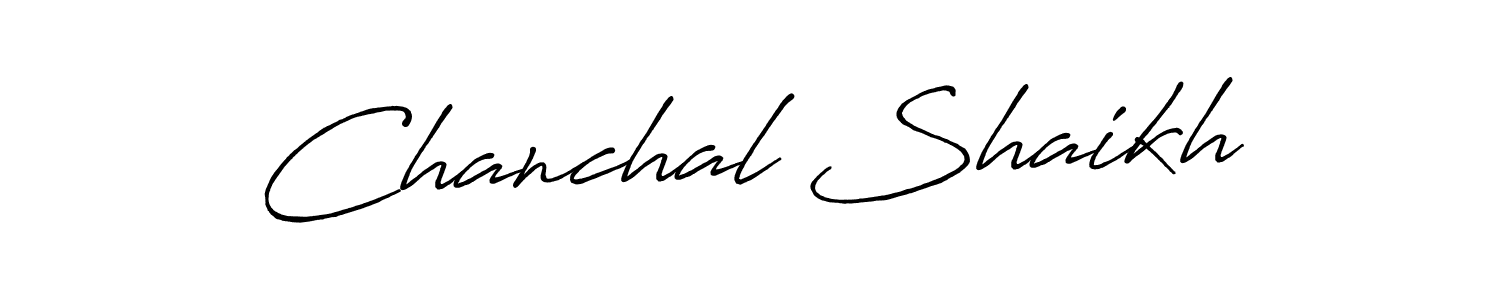 Antro_Vectra_Bolder is a professional signature style that is perfect for those who want to add a touch of class to their signature. It is also a great choice for those who want to make their signature more unique. Get Chanchal Shaikh name to fancy signature for free. Chanchal Shaikh signature style 7 images and pictures png