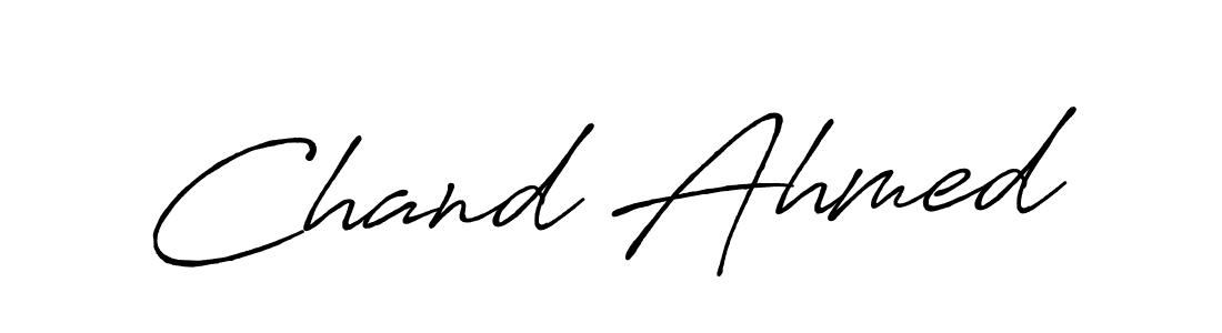 Also You can easily find your signature by using the search form. We will create Chand Ahmed name handwritten signature images for you free of cost using Antro_Vectra_Bolder sign style. Chand Ahmed signature style 7 images and pictures png