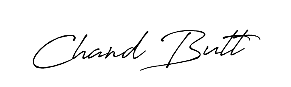 Use a signature maker to create a handwritten signature online. With this signature software, you can design (Antro_Vectra_Bolder) your own signature for name Chand Butt. Chand Butt signature style 7 images and pictures png