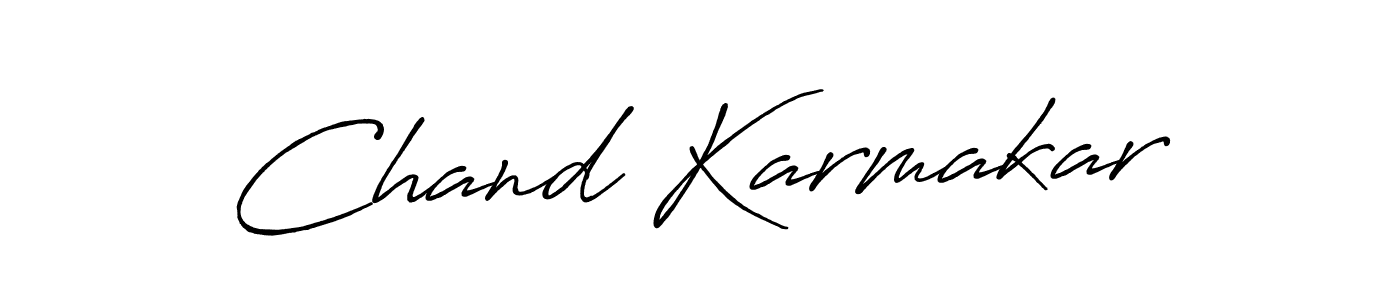 Chand Karmakar stylish signature style. Best Handwritten Sign (Antro_Vectra_Bolder) for my name. Handwritten Signature Collection Ideas for my name Chand Karmakar. Chand Karmakar signature style 7 images and pictures png