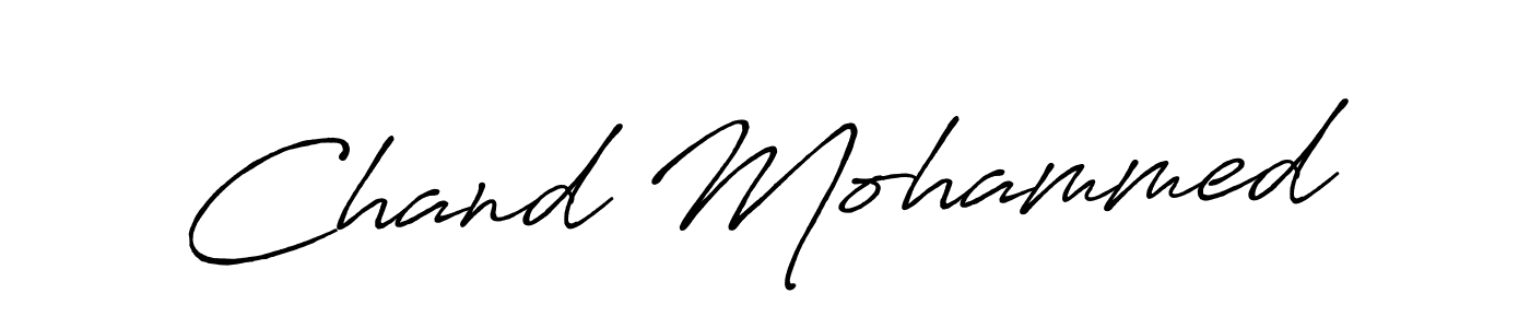 It looks lik you need a new signature style for name Chand Mohammed. Design unique handwritten (Antro_Vectra_Bolder) signature with our free signature maker in just a few clicks. Chand Mohammed signature style 7 images and pictures png