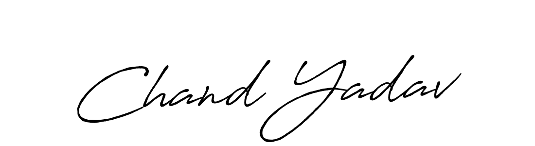 How to make Chand Yadav signature? Antro_Vectra_Bolder is a professional autograph style. Create handwritten signature for Chand Yadav name. Chand Yadav signature style 7 images and pictures png