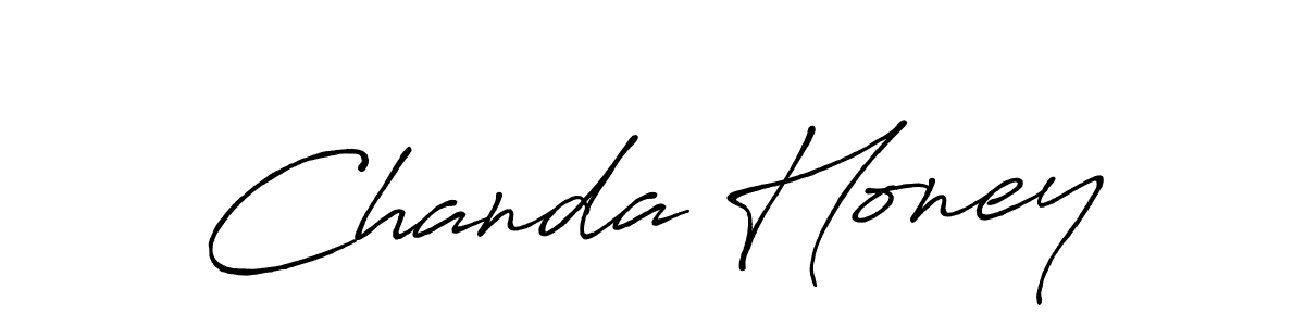 Once you've used our free online signature maker to create your best signature Antro_Vectra_Bolder style, it's time to enjoy all of the benefits that Chanda Honey name signing documents. Chanda Honey signature style 7 images and pictures png