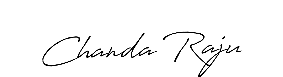 Chanda Raju stylish signature style. Best Handwritten Sign (Antro_Vectra_Bolder) for my name. Handwritten Signature Collection Ideas for my name Chanda Raju. Chanda Raju signature style 7 images and pictures png