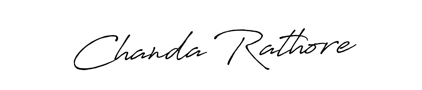 Chanda Rathore stylish signature style. Best Handwritten Sign (Antro_Vectra_Bolder) for my name. Handwritten Signature Collection Ideas for my name Chanda Rathore. Chanda Rathore signature style 7 images and pictures png