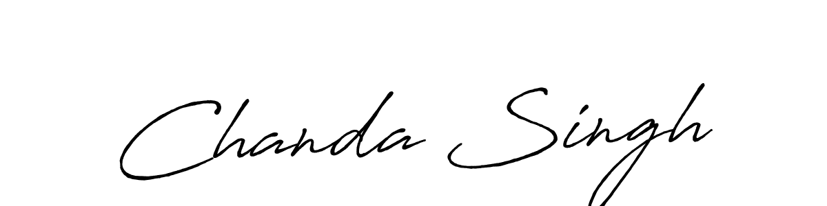 Use a signature maker to create a handwritten signature online. With this signature software, you can design (Antro_Vectra_Bolder) your own signature for name Chanda Singh. Chanda Singh signature style 7 images and pictures png