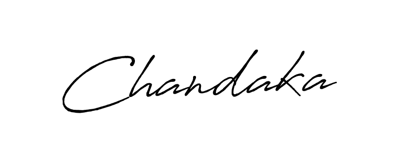 Chandaka stylish signature style. Best Handwritten Sign (Antro_Vectra_Bolder) for my name. Handwritten Signature Collection Ideas for my name Chandaka. Chandaka signature style 7 images and pictures png