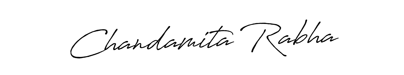 Chandamita Rabha stylish signature style. Best Handwritten Sign (Antro_Vectra_Bolder) for my name. Handwritten Signature Collection Ideas for my name Chandamita Rabha. Chandamita Rabha signature style 7 images and pictures png