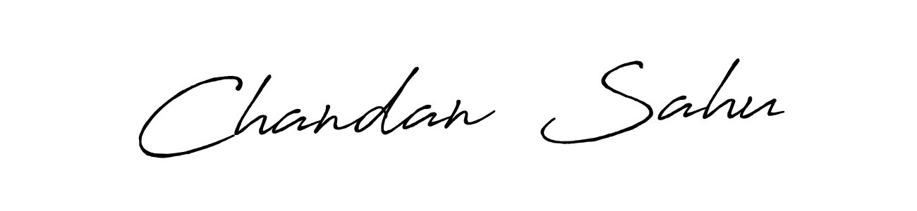 It looks lik you need a new signature style for name Chandan  Sahu. Design unique handwritten (Antro_Vectra_Bolder) signature with our free signature maker in just a few clicks. Chandan  Sahu signature style 7 images and pictures png