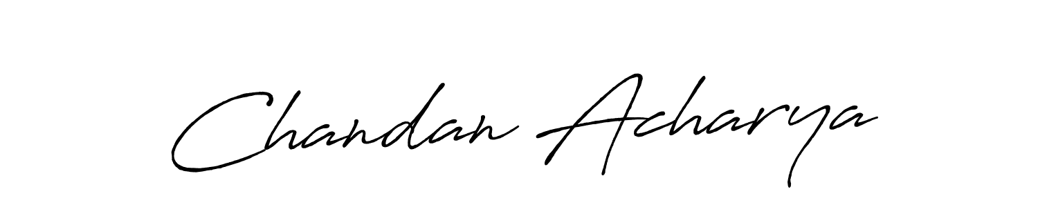 Antro_Vectra_Bolder is a professional signature style that is perfect for those who want to add a touch of class to their signature. It is also a great choice for those who want to make their signature more unique. Get Chandan Acharya name to fancy signature for free. Chandan Acharya signature style 7 images and pictures png