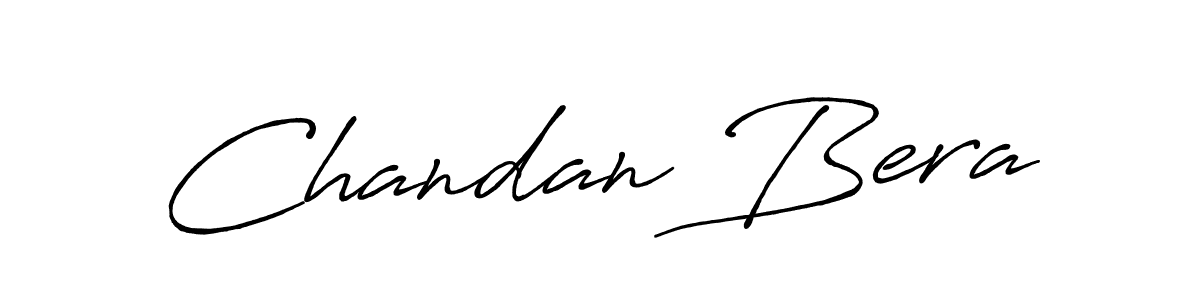 Design your own signature with our free online signature maker. With this signature software, you can create a handwritten (Antro_Vectra_Bolder) signature for name Chandan Bera. Chandan Bera signature style 7 images and pictures png