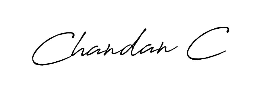 Best and Professional Signature Style for Chandan C. Antro_Vectra_Bolder Best Signature Style Collection. Chandan C signature style 7 images and pictures png