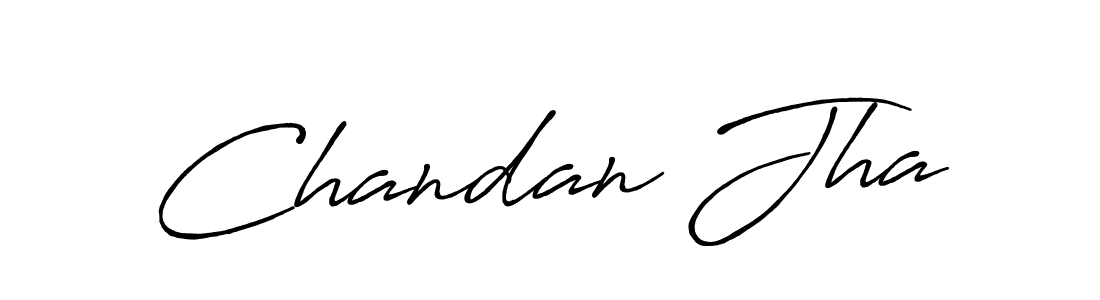 Make a beautiful signature design for name Chandan Jha. Use this online signature maker to create a handwritten signature for free. Chandan Jha signature style 7 images and pictures png