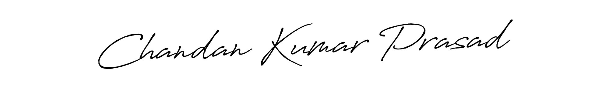 You should practise on your own different ways (Antro_Vectra_Bolder) to write your name (Chandan Kumar Prasad) in signature. don't let someone else do it for you. Chandan Kumar Prasad signature style 7 images and pictures png