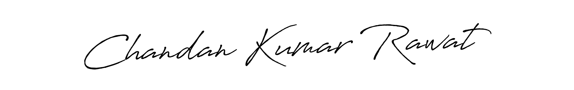 Make a beautiful signature design for name Chandan Kumar Rawat. With this signature (Antro_Vectra_Bolder) style, you can create a handwritten signature for free. Chandan Kumar Rawat signature style 7 images and pictures png