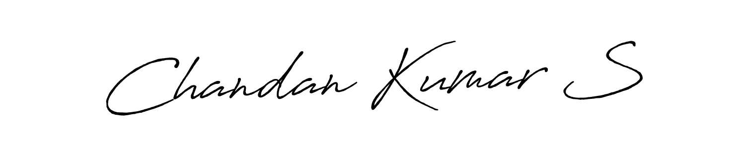 Chandan Kumar S stylish signature style. Best Handwritten Sign (Antro_Vectra_Bolder) for my name. Handwritten Signature Collection Ideas for my name Chandan Kumar S. Chandan Kumar S signature style 7 images and pictures png