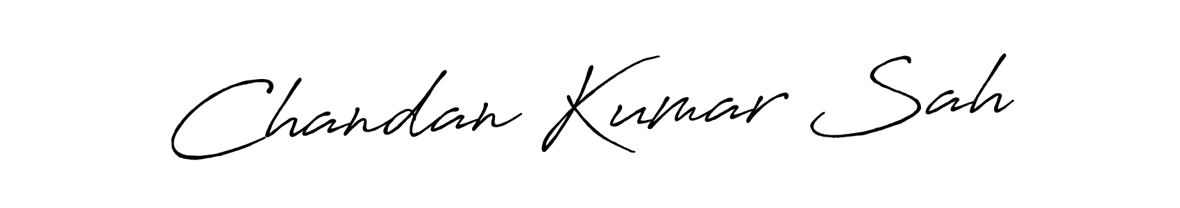 Use a signature maker to create a handwritten signature online. With this signature software, you can design (Antro_Vectra_Bolder) your own signature for name Chandan Kumar Sah. Chandan Kumar Sah signature style 7 images and pictures png