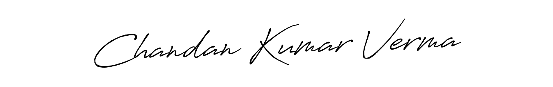 You should practise on your own different ways (Antro_Vectra_Bolder) to write your name (Chandan Kumar Verma) in signature. don't let someone else do it for you. Chandan Kumar Verma signature style 7 images and pictures png