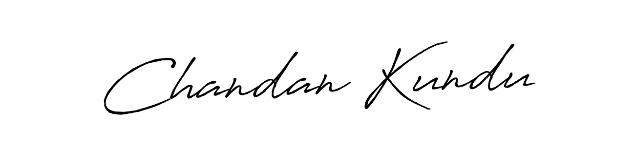 Chandan Kundu stylish signature style. Best Handwritten Sign (Antro_Vectra_Bolder) for my name. Handwritten Signature Collection Ideas for my name Chandan Kundu. Chandan Kundu signature style 7 images and pictures png