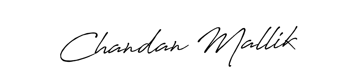 Design your own signature with our free online signature maker. With this signature software, you can create a handwritten (Antro_Vectra_Bolder) signature for name Chandan Mallik. Chandan Mallik signature style 7 images and pictures png