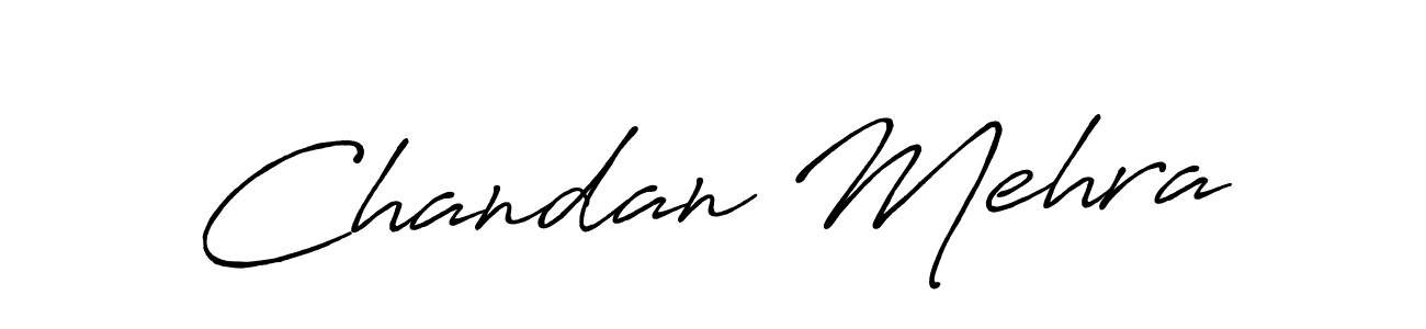 Similarly Antro_Vectra_Bolder is the best handwritten signature design. Signature creator online .You can use it as an online autograph creator for name Chandan Mehra. Chandan Mehra signature style 7 images and pictures png